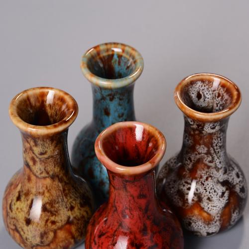 陶瓷工艺品 窑变花器 小花瓶 花插 创意摆件 爆款产品 厂家直销