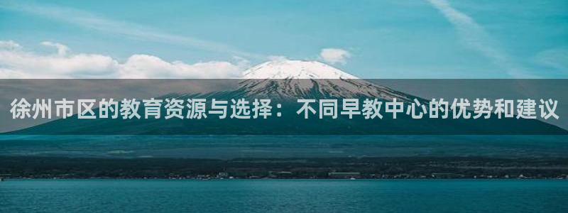 66m威九国际成长模式：徐州市区的教育资源与选择：不同早教中心的优势和建议
