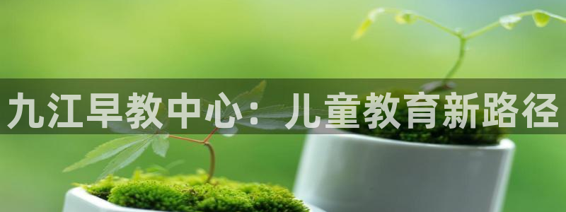 78mapp威九国际官网：九江早教中心：儿童教育新路径