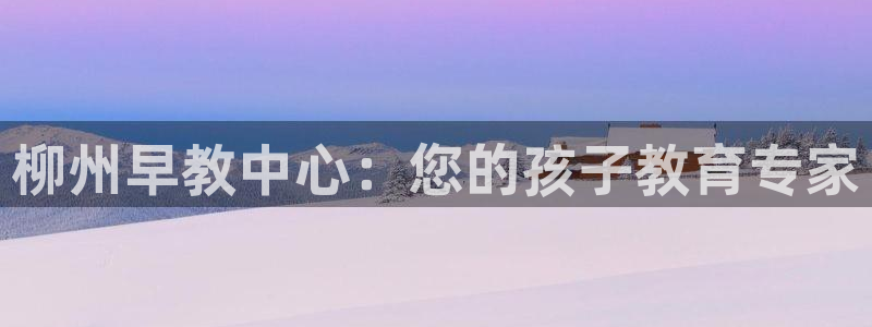 威九国际风情万种：柳州早教中心：您的孩子教育专家