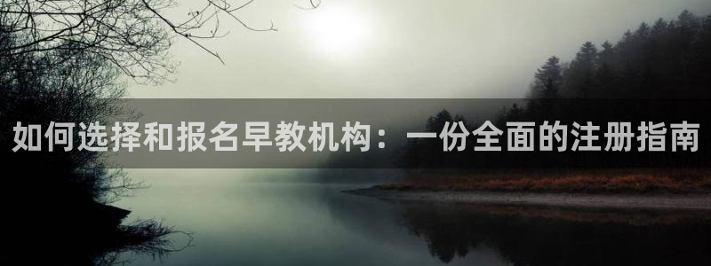 威九国际网站入口官网免费：如何选择和报名早教机构：一份全面的注册指南