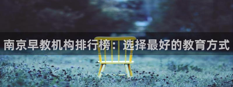 78mapp威九国际媒体：南京早教机构排行榜：选择最好的教育方式