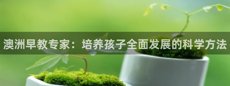 威九国际游戏app(网站):澳洲早教专家:培养孩子全面发展的科学方法