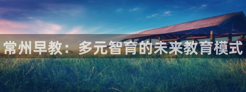 威九国际66视频：常州早教：多元智育的未来教育模式