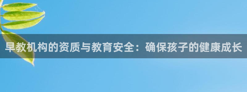 威九国际宣传片：早教机构的资质与教育安全：确保孩子的健康成长