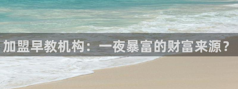 威九国际网页看视频弹窗的广告拦截插件：加盟早教机构：一夜暴富的财富来源？