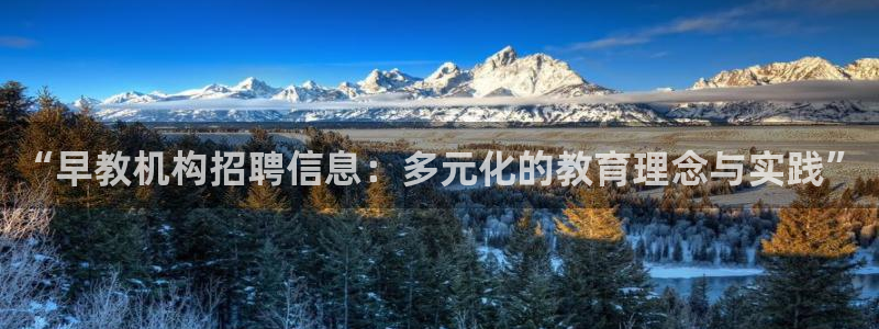 威九国际app哪个地方：“早教机构招聘信息：多元化的教育理念与实践”