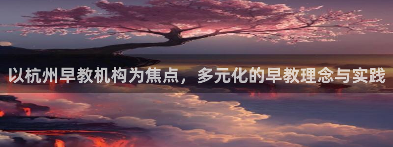 威九国际清砖码：以杭州早教机构为焦点，多元化的早教理念与实践