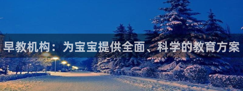 威九国际真人游戏:早教机构:为宝宝提供全面、科学的教育方案