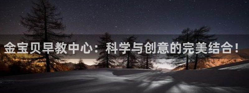 威九国际安全吗：金宝贝早教中心：科学与创意的完美结合！