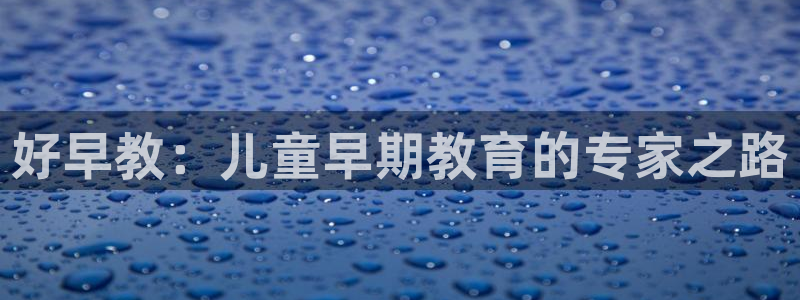 威九国际网站怎么样可靠吗：好早教：儿童早期教育的专家之路