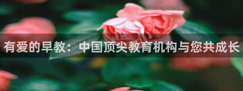 威九国际78m九妹：有爱的早教：中国顶尖教育机构与您共成长