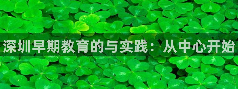 威九国际清砖码头怎么样:深圳早期教育的与实践:从中心开始