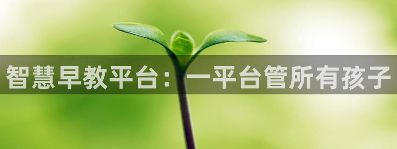 威九国际新人白发:智慧早教平台:一平台管所有孩子